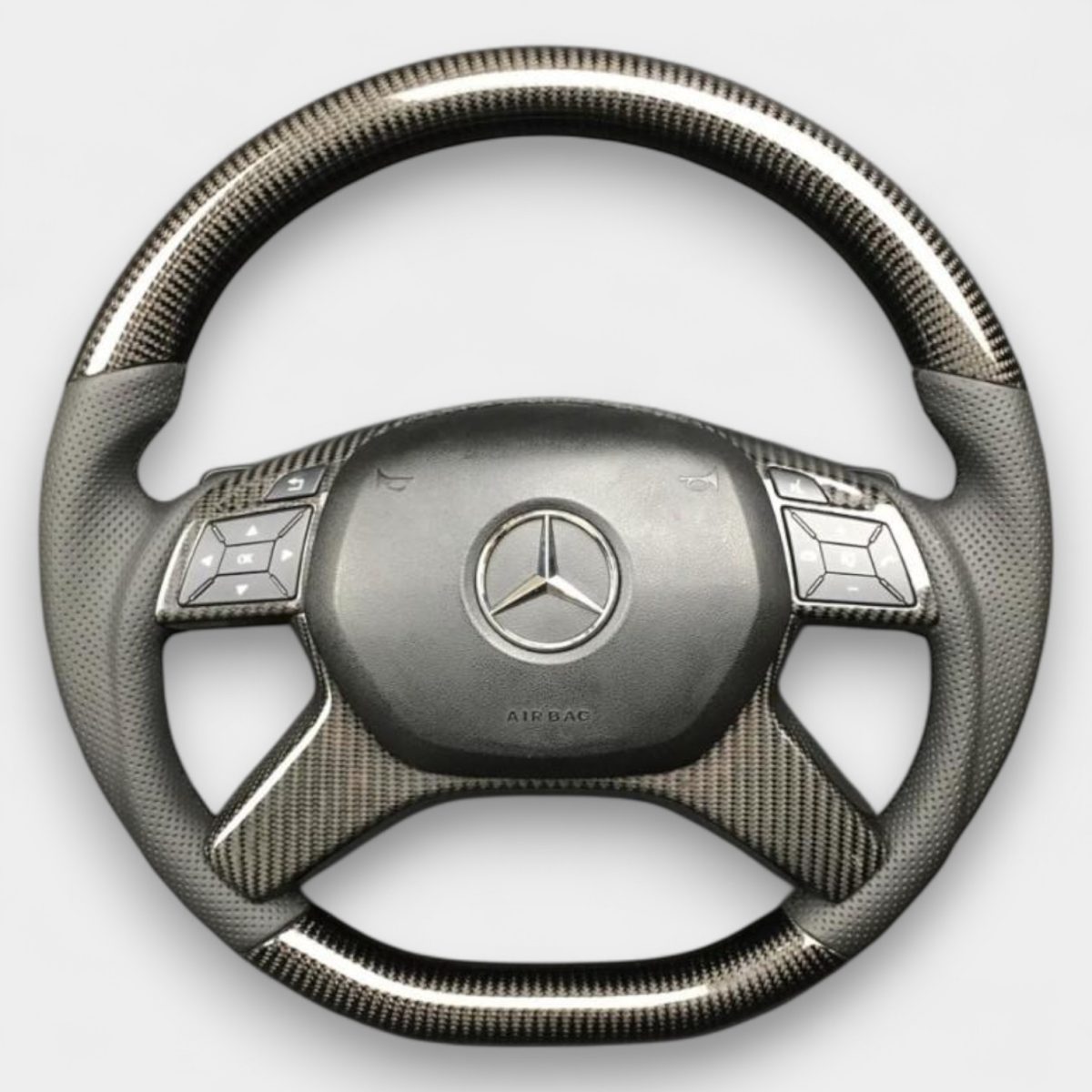 mercedes e class w212 carbon fiber steering wheel