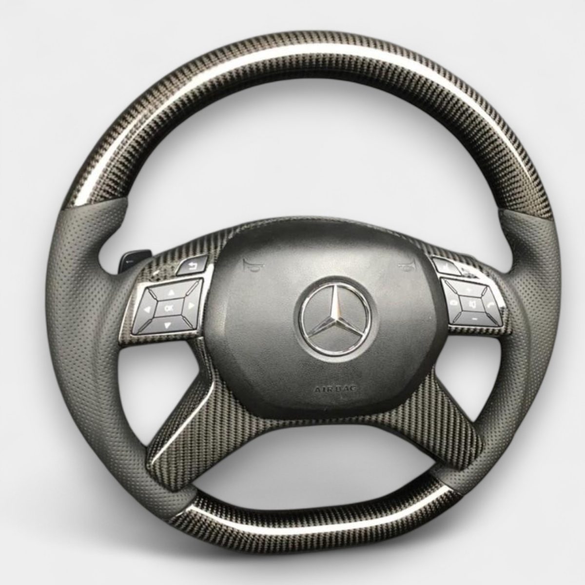 carbon fiber steering wheel mercedes gle ml w166
