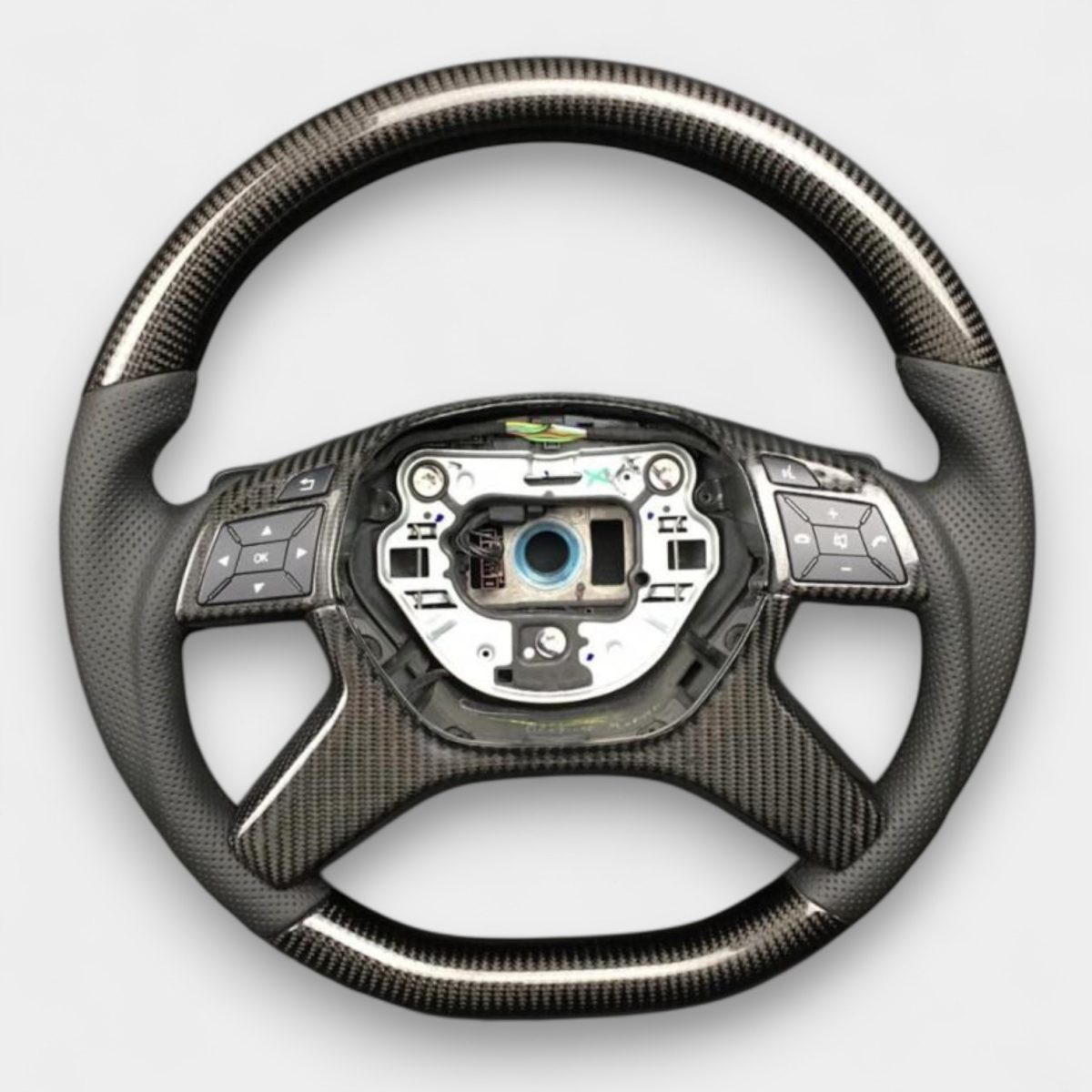 Carbon Fiber Steering Wheel for Mercedes-Benz G-Class W463 W166 W212 (5) sporty carbon wheel mercedes benz interior