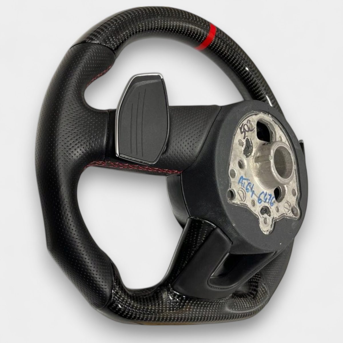audi s5 red zero point carbon steering wheel