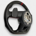 audi s5 red zero point carbon steering wheel