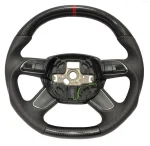 audi a4 b8 red stripe carbon steering wheel