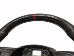 audi q7 sport flat bottom carbon leather wheel