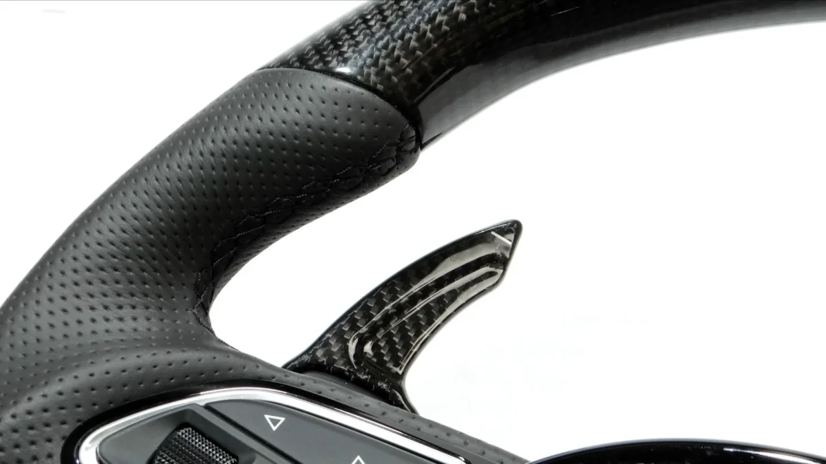 piano black center trim carbon audi wheel