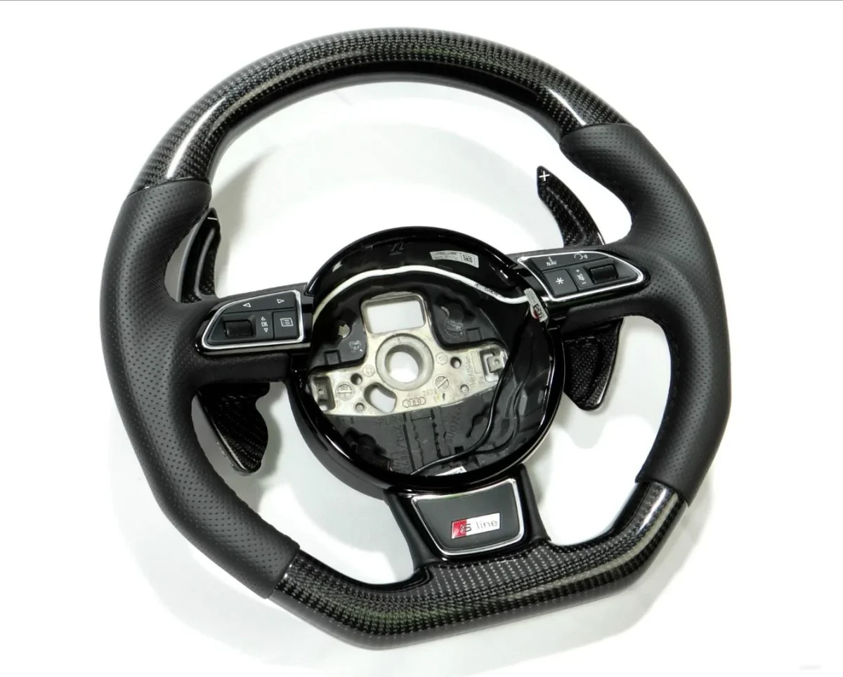 audi sq5 carbon leather sport steering wheel