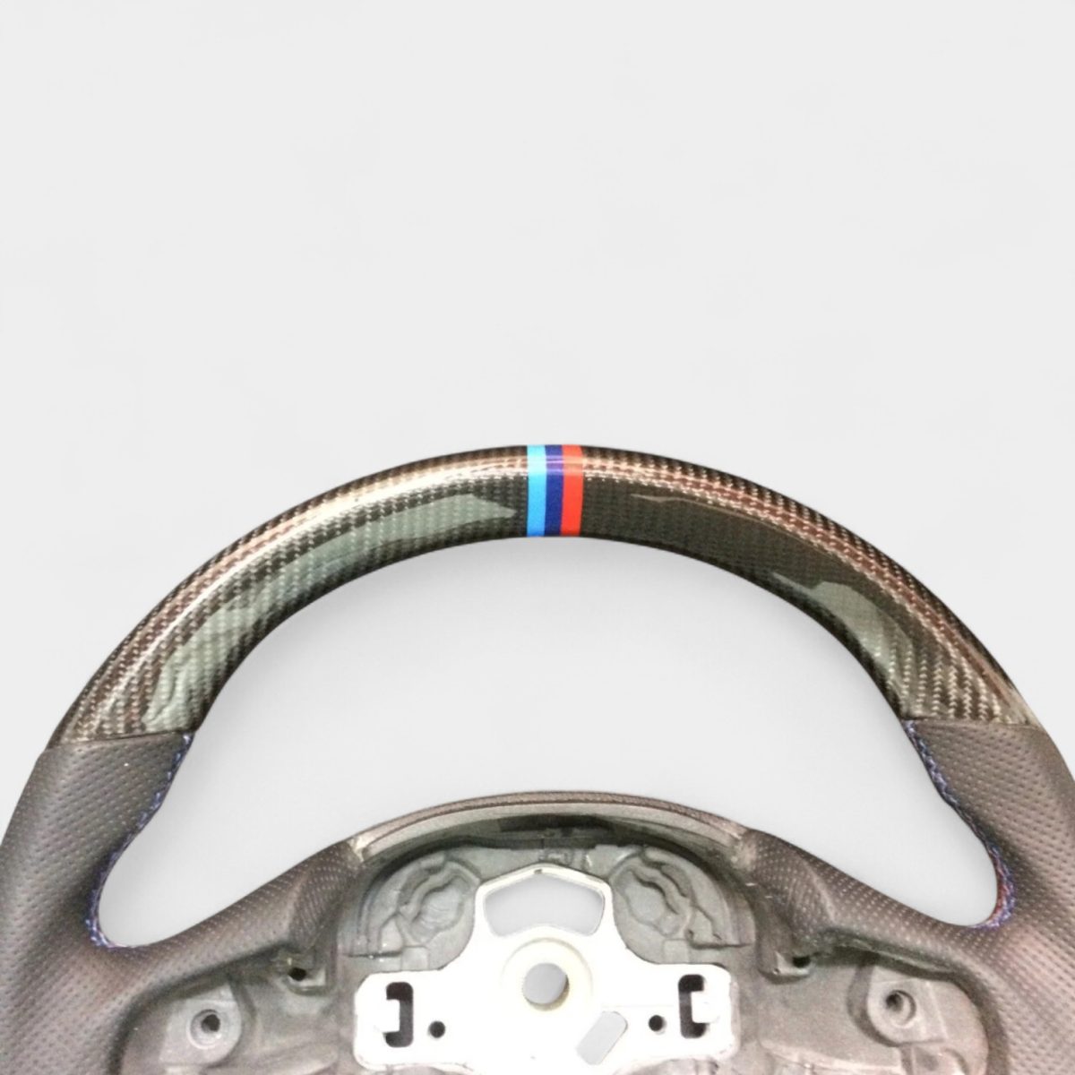 Carbon leather flat bottom steering wheel BMW F30