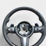 BMW F15 carbon fiber steering wheel black leather