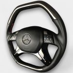 carbon leather steering wheel mercedes w463