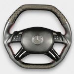 mercedes e class w212 carbon leather steering wheel