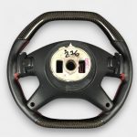 kubay design carbon leather steering wheel mercedes