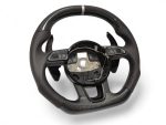 perforated leather carbon wheel audi a5