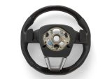 carbon fiber top leather grip wheel audi