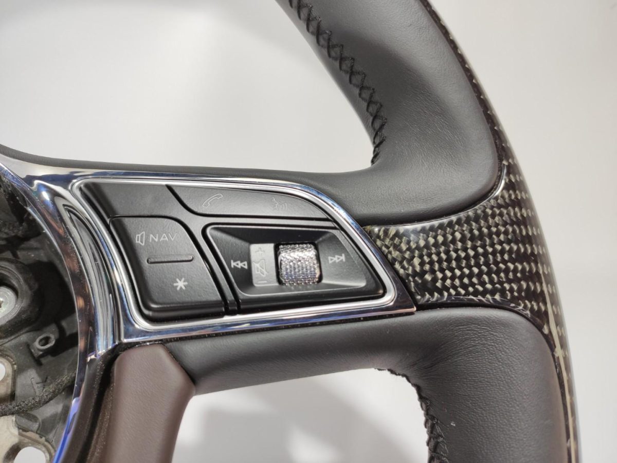 perforated leather carbon wheel bentley