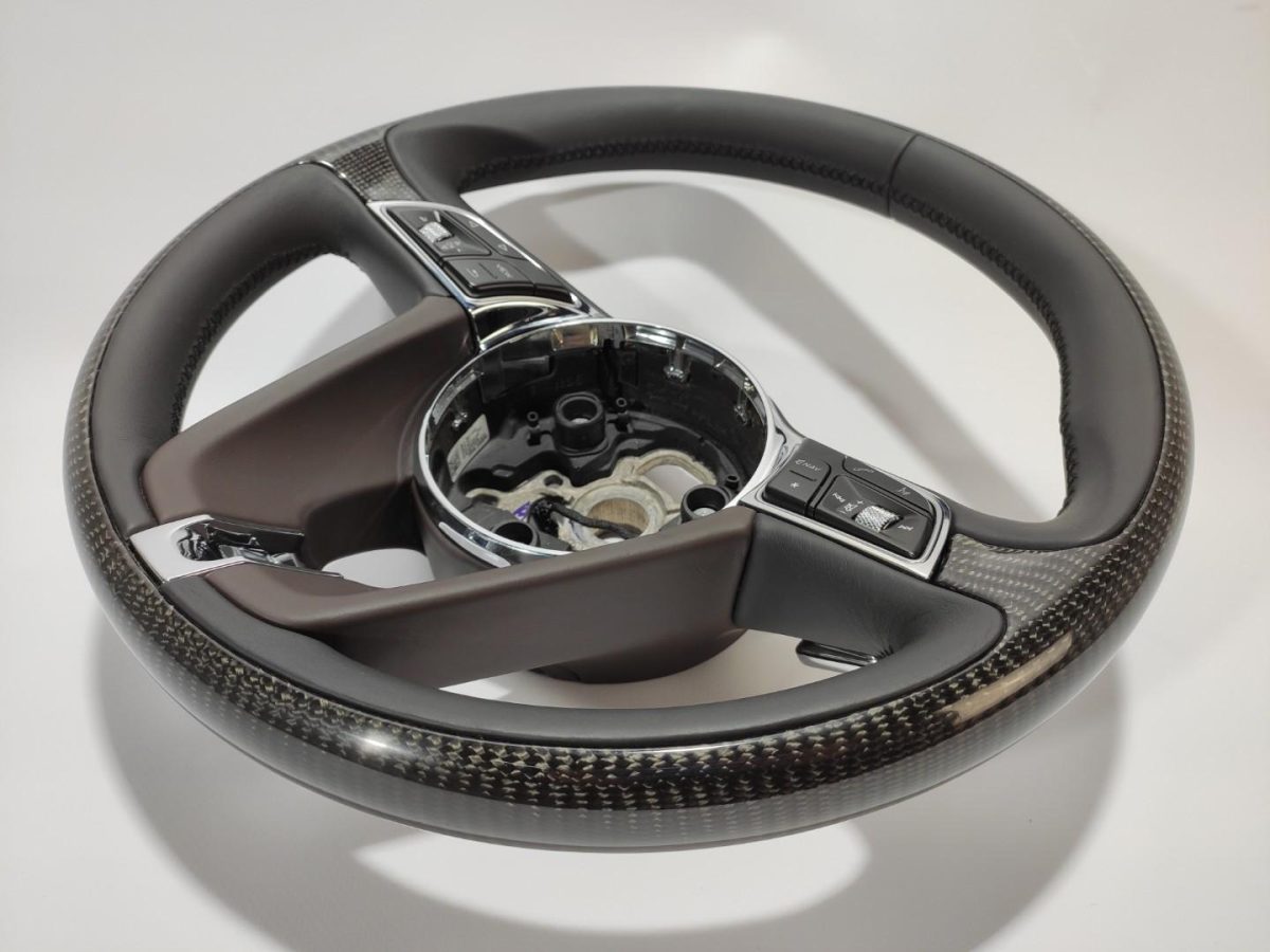 oem base carbon steering wheel bentayga retrofit