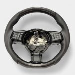 jaguar xf carbon fiber steering wheel kubay design