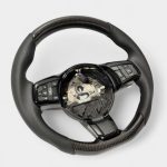 carbon and leather steering wheel f type
