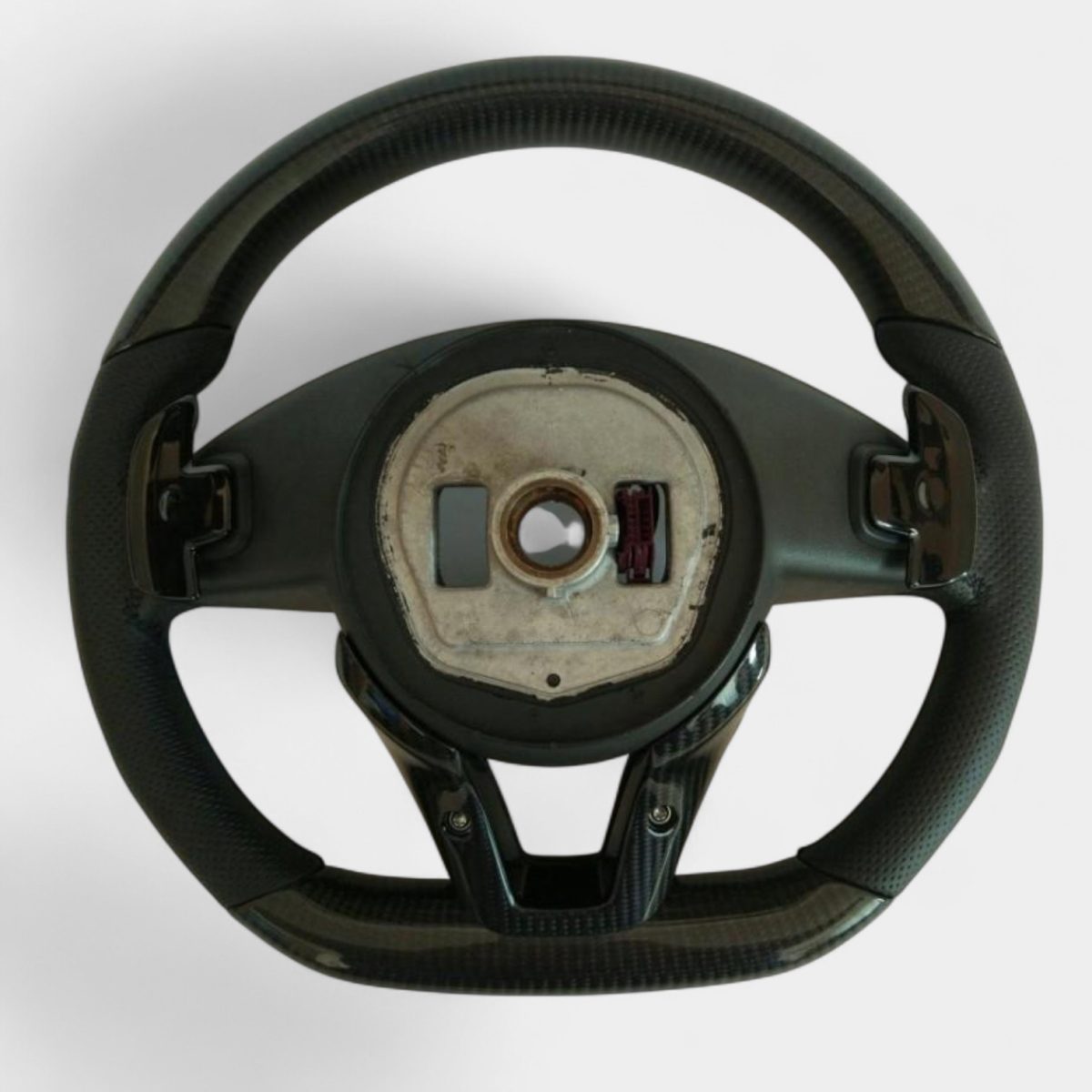carbon leather steering wheel mercedes cla