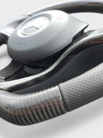 carbon leather steering wheel mercedes cla