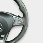 carbon and leather steering wheel mercedes benz