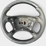 carbon leather steering wheel mercedes w209