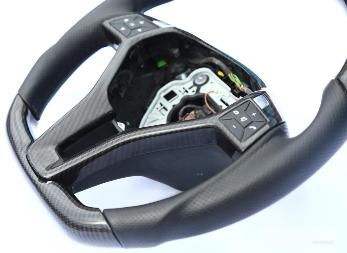 sport carbon fiber steering wheel mercedes benz