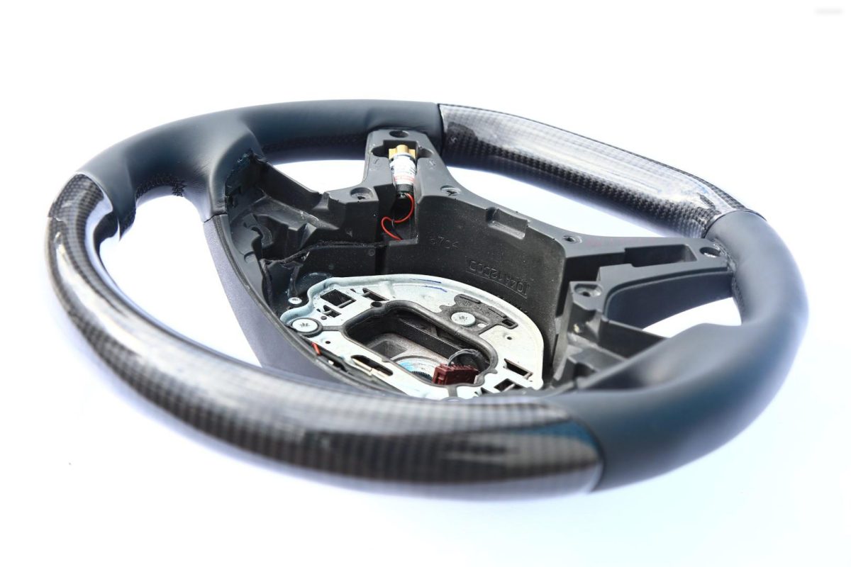carbon leather steering wheel mercedes w463