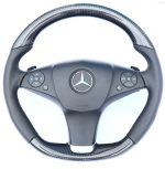 mercedes e class w207 carbon fiber steering wheel kubay design