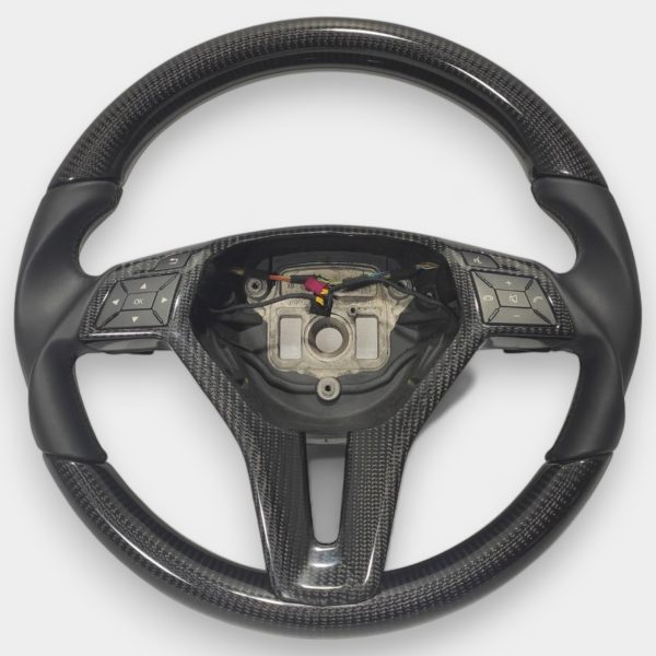 mercedes e class w212 carbon fiber steering wheel kubay design