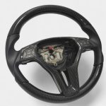 carbon and leather steering wheel mercedes benz