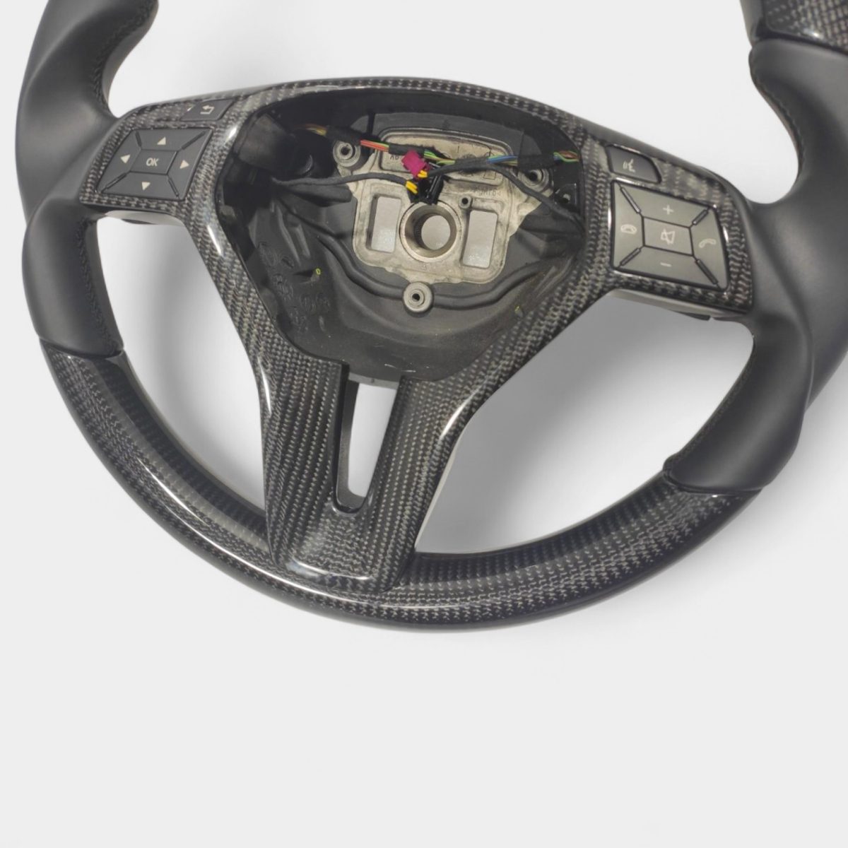 mercedes w212 carbon interior upgrade steering wheel