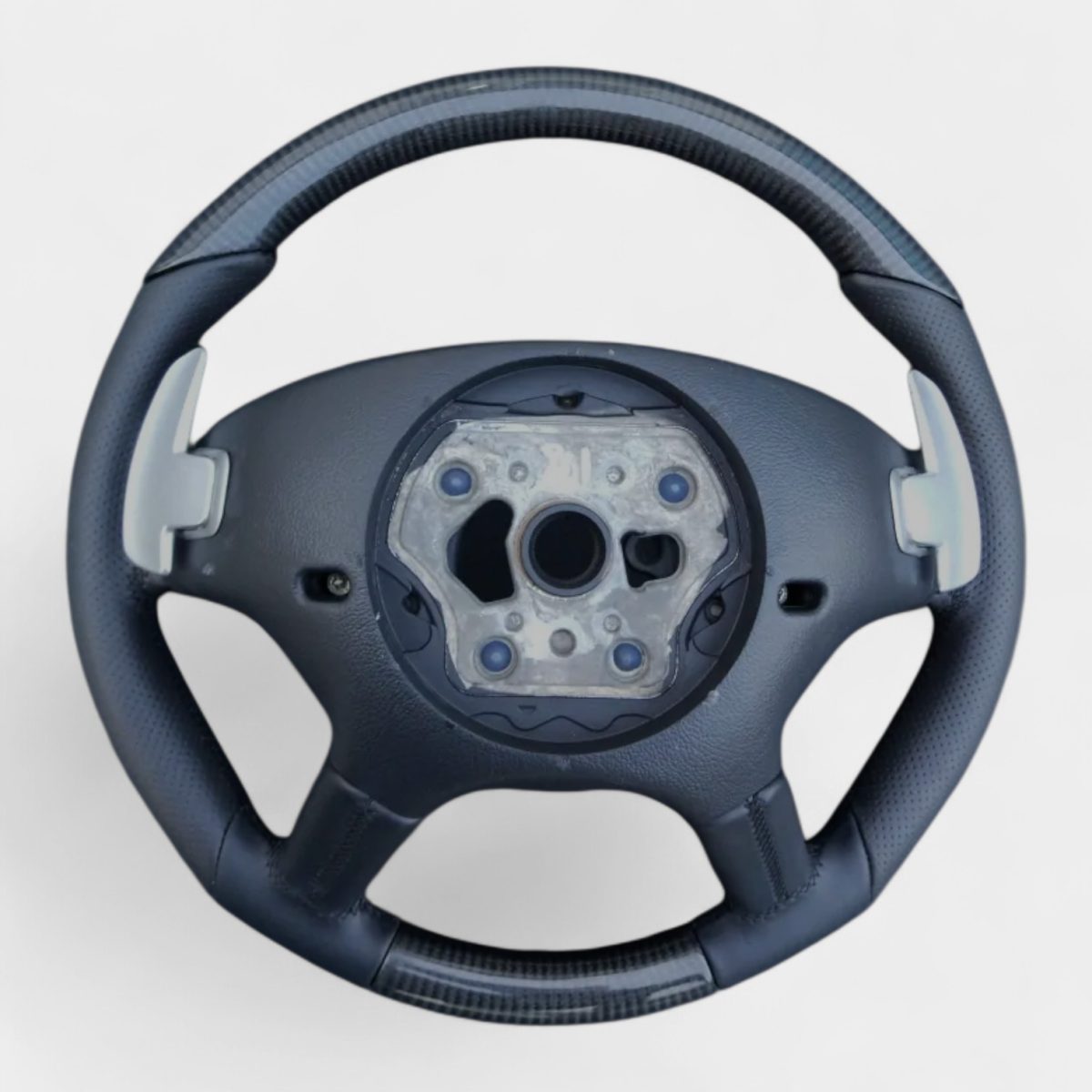 carbon leather steering wheel mercedes s class w221