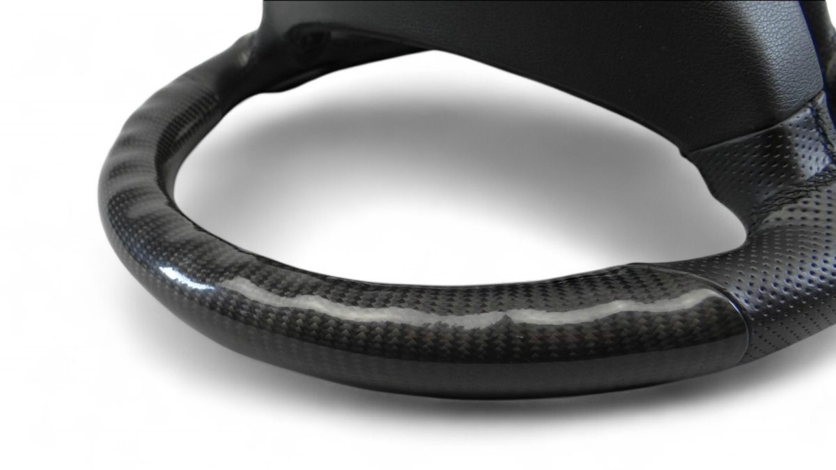 carbon leather steering wheel mercedes w209
