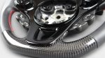 smart 453 fortwo forfour carbon leather steering wheel kubay design