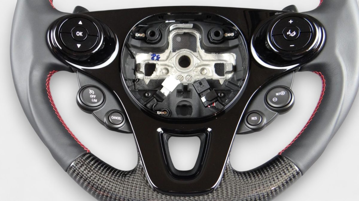 smart forfour carbon steering wheel upgrade