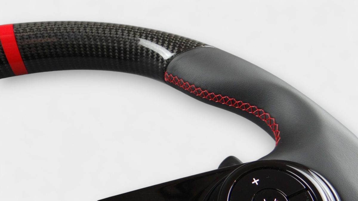 smart fortwo carbon fiber steering wheel kubay design