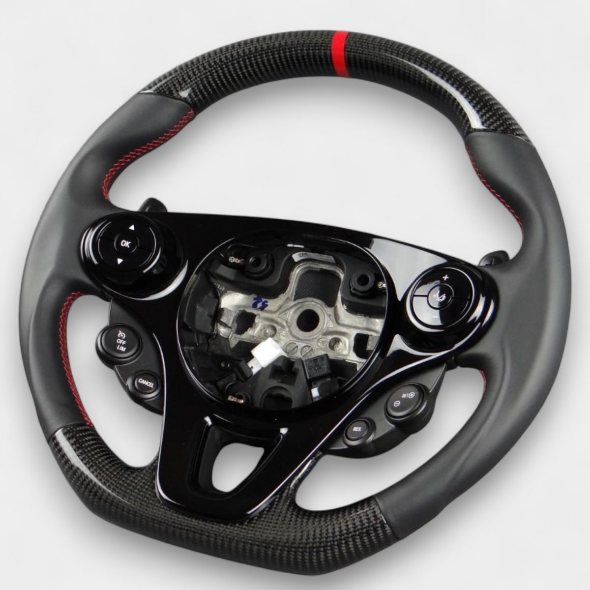 luxury carbon fiber steering wheel smart fortwo