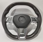 mercedes w212 carbon leather steering wheel kubay design