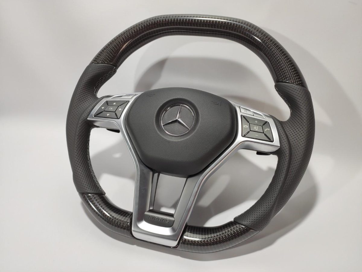 carbon leather steering wheel w207 e coupe