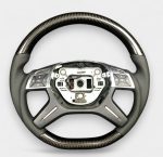 carbon fiber leather steering wheel mercedes benz