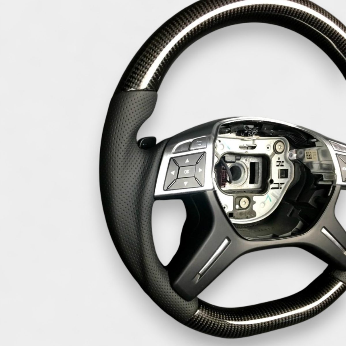 kubay design carbon leather wheel mercedes gl
