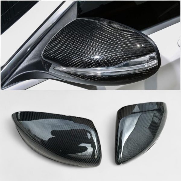 Carbon mirror covers for Mercedes S-Class W222 – pair