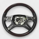 carbon wood steering wheel mercedes w212