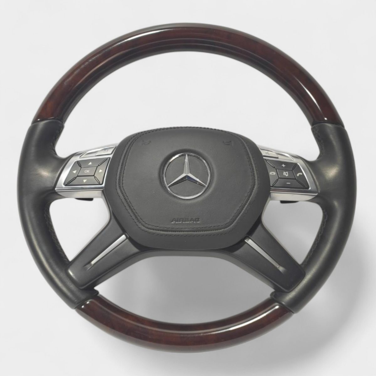 mercedes w463 carbon wood steering wheel kubay design