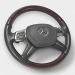 luxury carbon and wood steering wheel mercedes benz