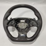 carbon leather flat bottom steering wheel corvette c7
