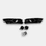 Kubay Design chrome fog light grilles Audi A6 C7