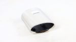 Metal exhaust tip for BMW X1