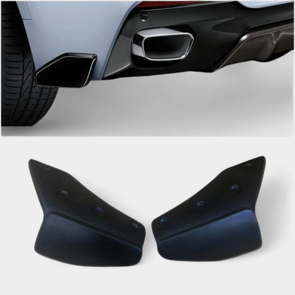 BMW X5 F15 fiberglass rear fangs upgrade Kubay Design