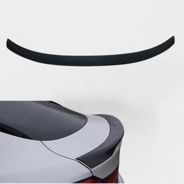 BMW X6 F16 rear trunk spoiler fiberglass unpainted