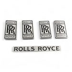stainless steel badge set rolls royce